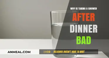Showering Post-Dinner: Uncovering the Surprising Health Risks and Myths