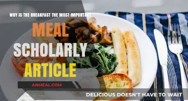 Breakfast's Critical Role: Scholarly Insights on the Day's Most Important Meal