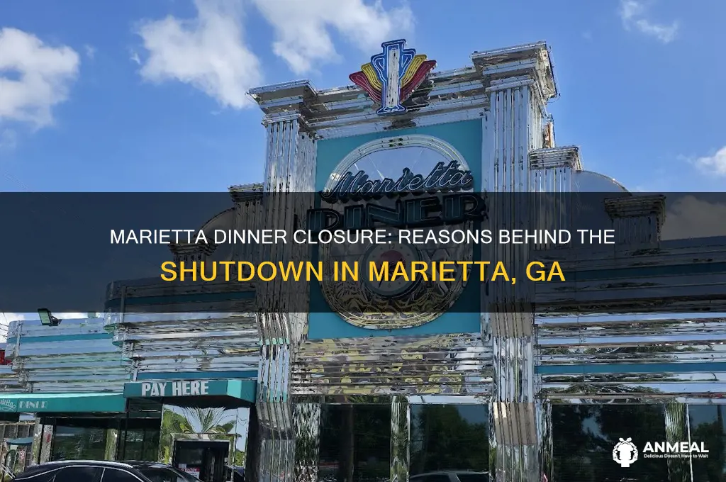 why is the marietta dinner closed marietta ga