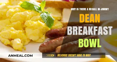 Jimmy Dean Breakfast Bowl Recall: Understanding the Health and Safety Concerns