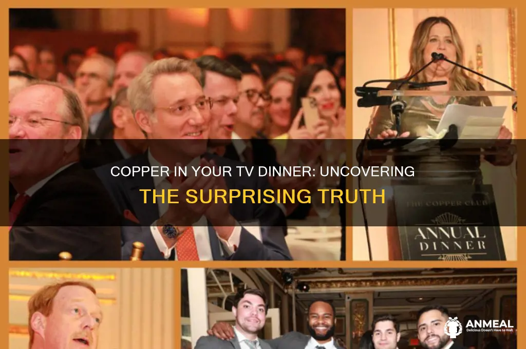 why is there copper in my tv dinner