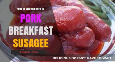 Vinegar's Secret Role in Enhancing Pork Breakfast Sausage Flavor