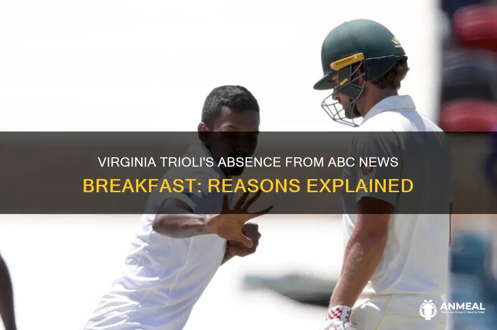 why is virginia trioli not on abc news breakfast