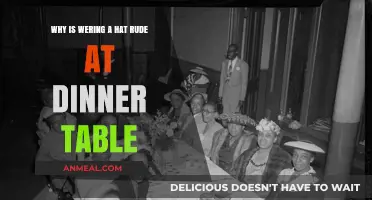 Hat Etiquette: Why Wearing a Hat at the Dinner Table is Considered Rude