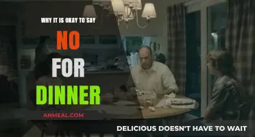 Saying No to Dinner: Embracing Boundaries for a Healthier You