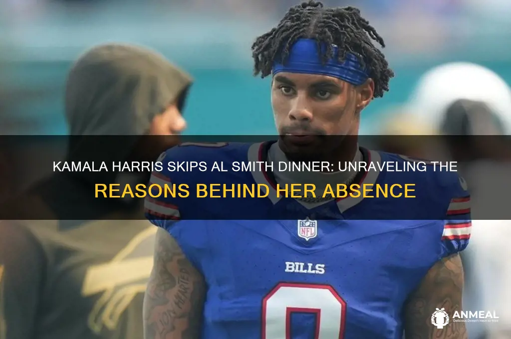 why kamala skipped al smith dinner