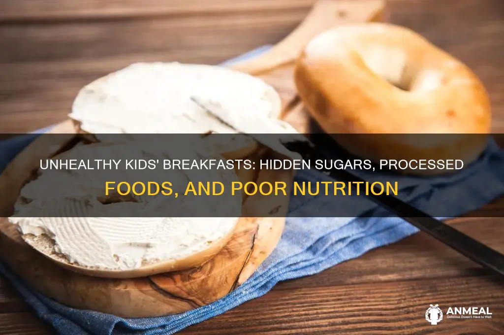 why kids breakfasts are unhealthy