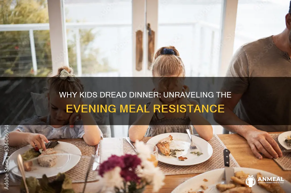 why kids hate dinner