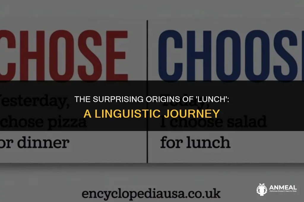 why lunch is called lunch