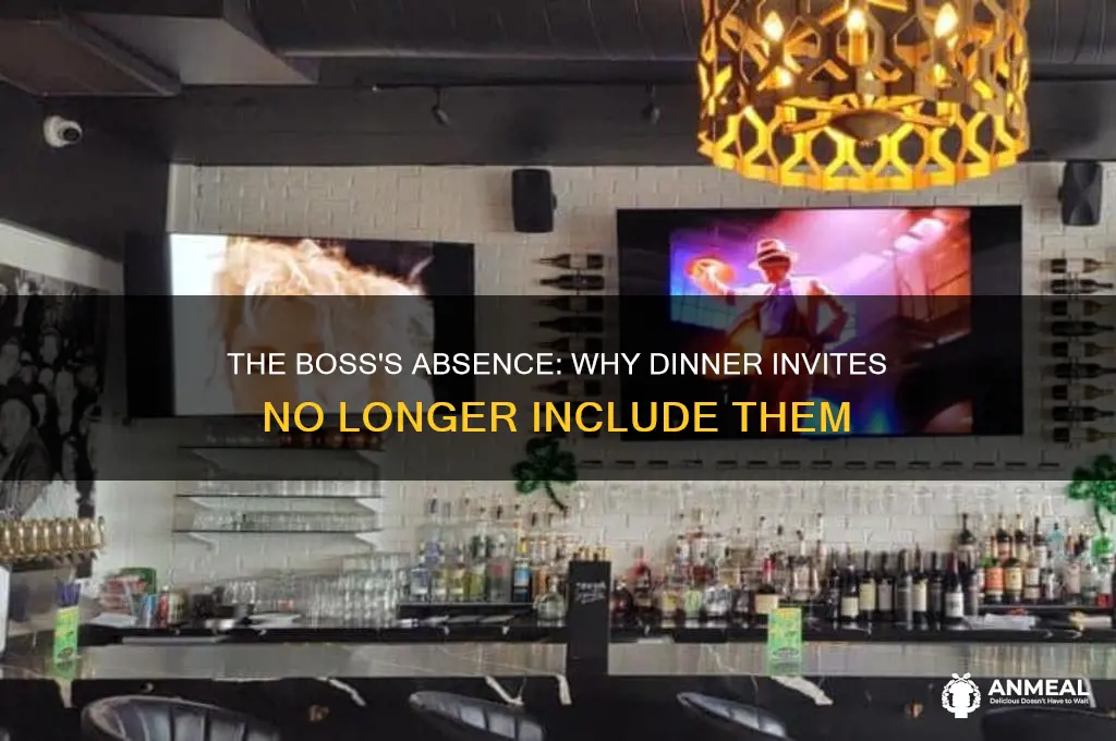 why nobody invites the boss to dinner any more