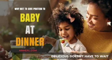 Avoid Protein at Baby's Dinner: Risks and Healthier Alternatives
