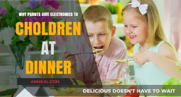 Why Parents Use Electronics to Keep Kids Quiet at Dinner