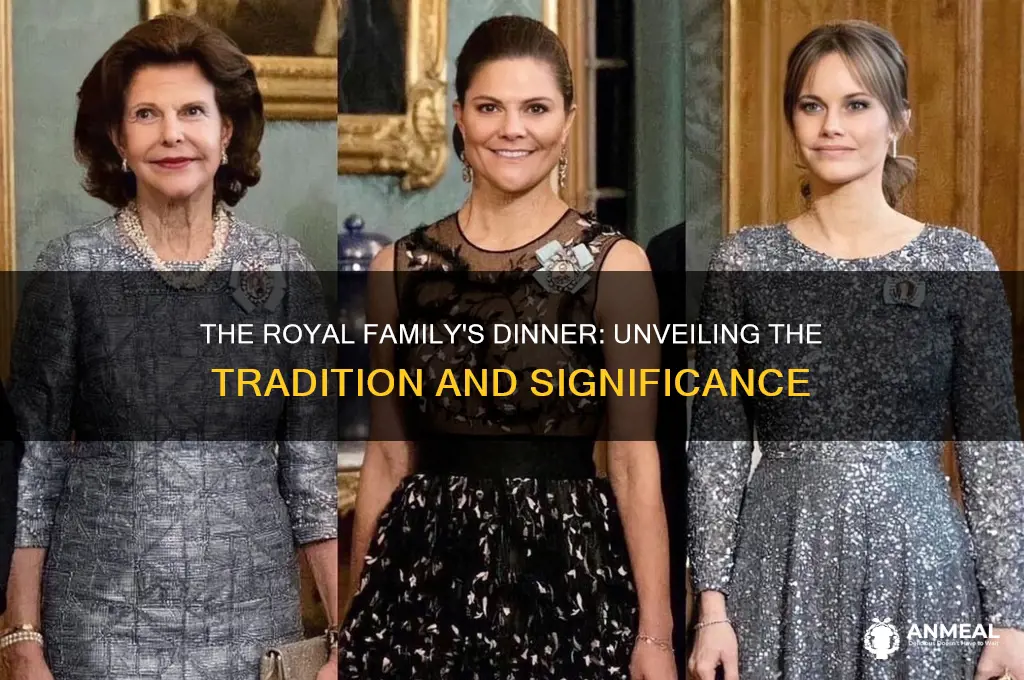 why royal famimy gave dinner