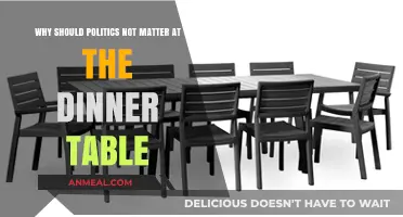 Dinner Table Harmony: Why Politics Should Stay Off the Menu