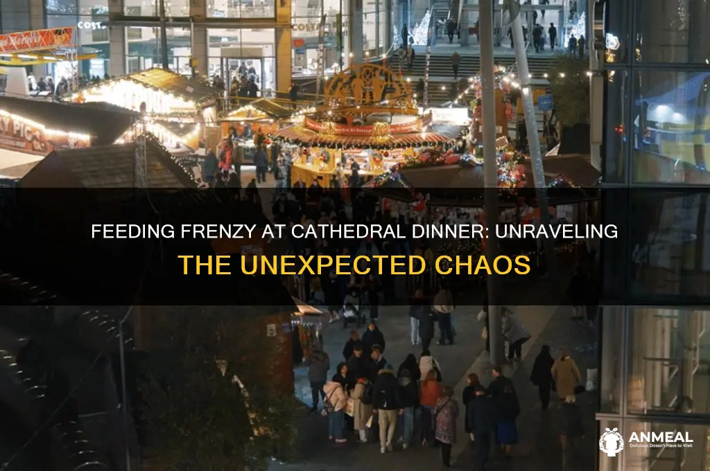 why such a feeding frenzy at dinner in cathedral