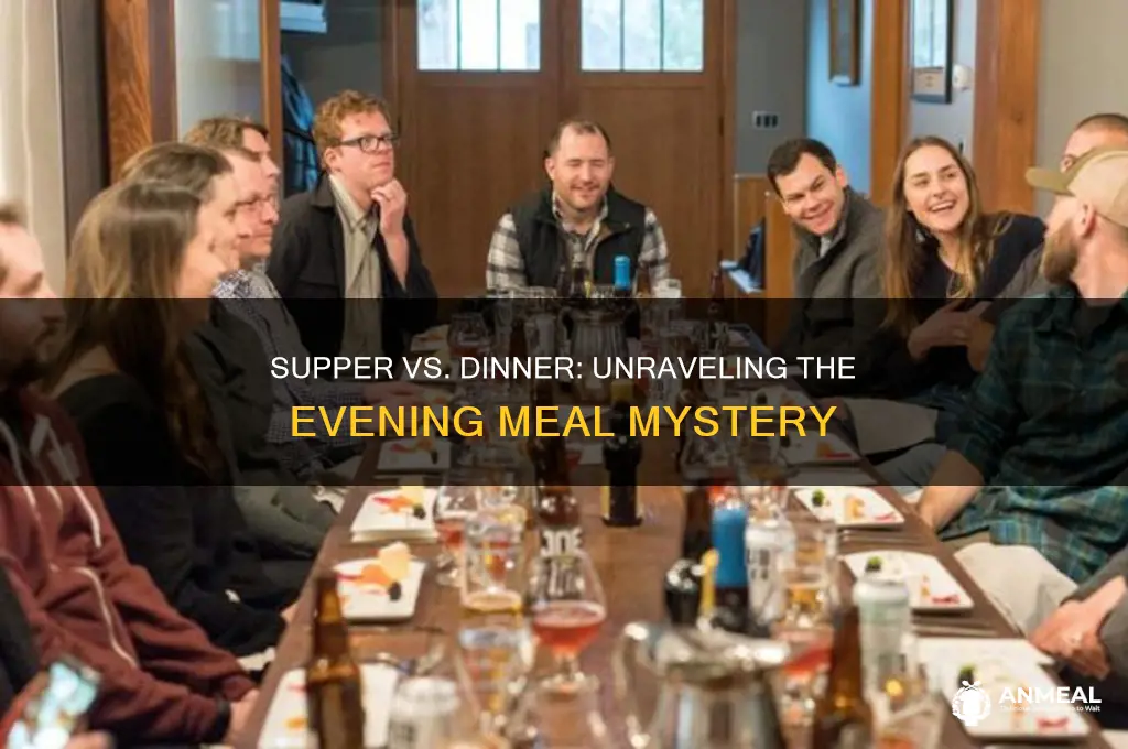 why supper instead of dinner