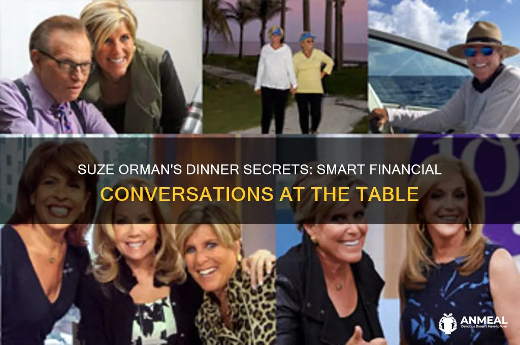 why suze orman dinner