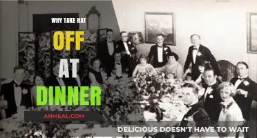 Dining Etiquette: The Tradition of Removing Hats at the Table