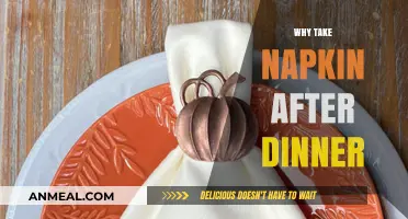 The Surprising Benefits of Using a Napkin After Dinner