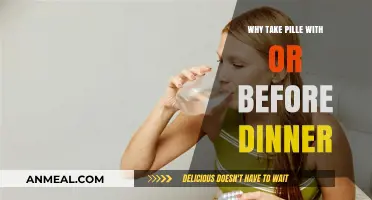 Why Take the Pill with or Before Dinner: Timing Matters