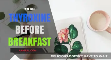 Boost Your Thyroid Health: Take Thyroxine Before Breakfast for Optimal Absorption
