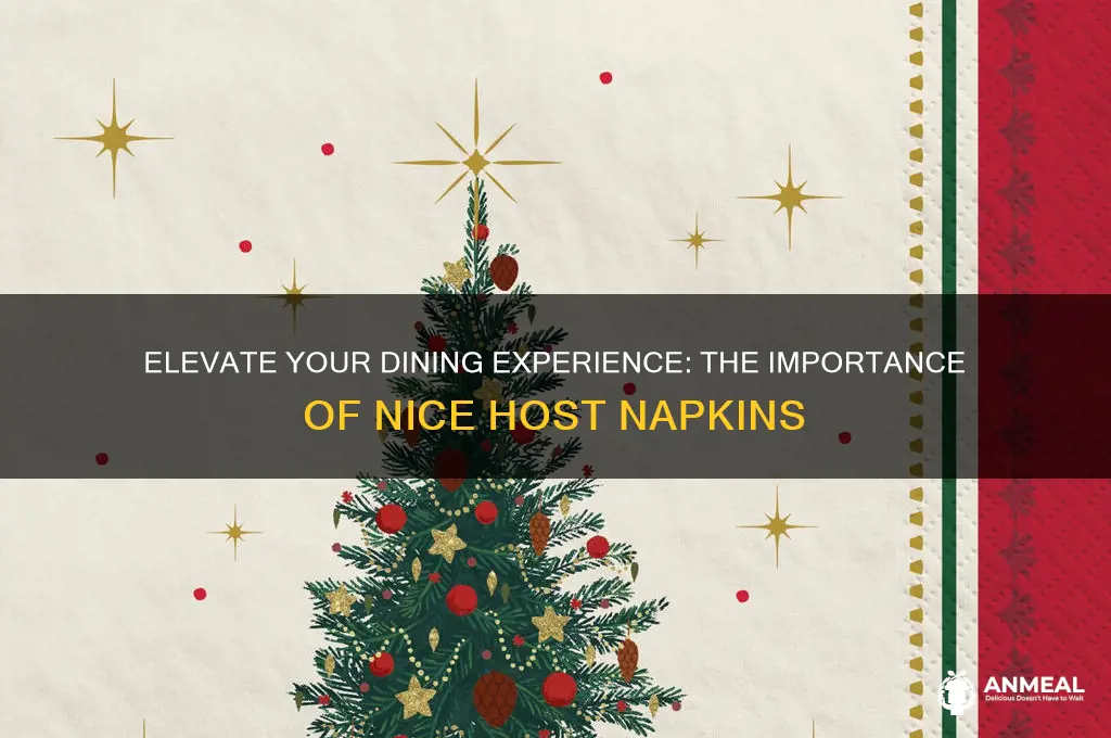 why to get nice dinner host napkins