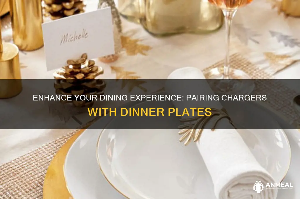 why use chargers with dinner plates