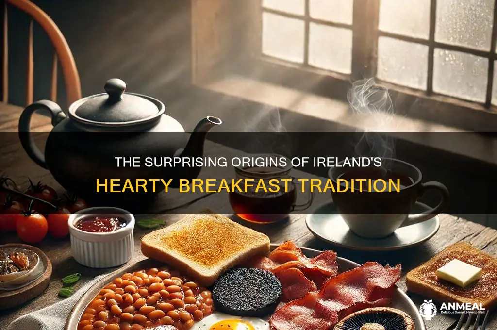 why was an irish breakfast originally made