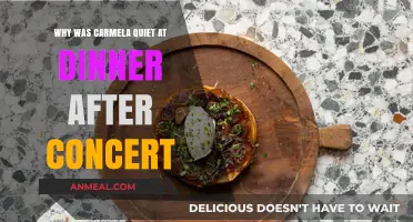 Carmela's Silence: Unraveling Her Quiet Dinner After the Concert