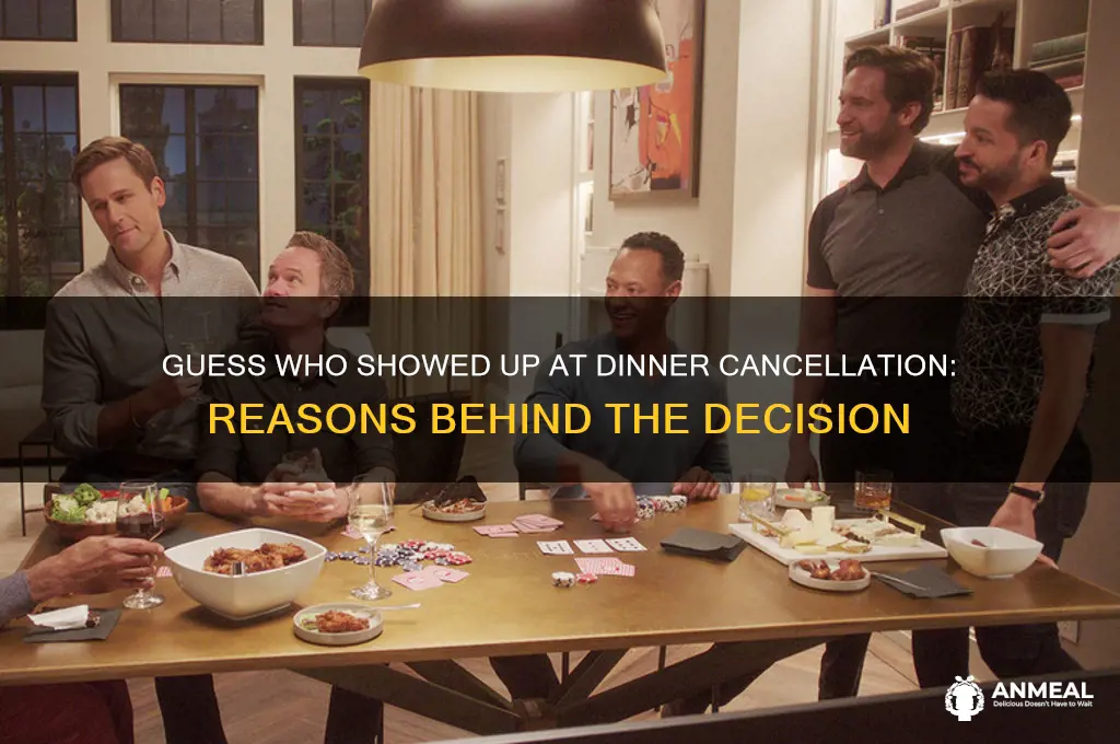 why was guess who showed up at dinner cancelled