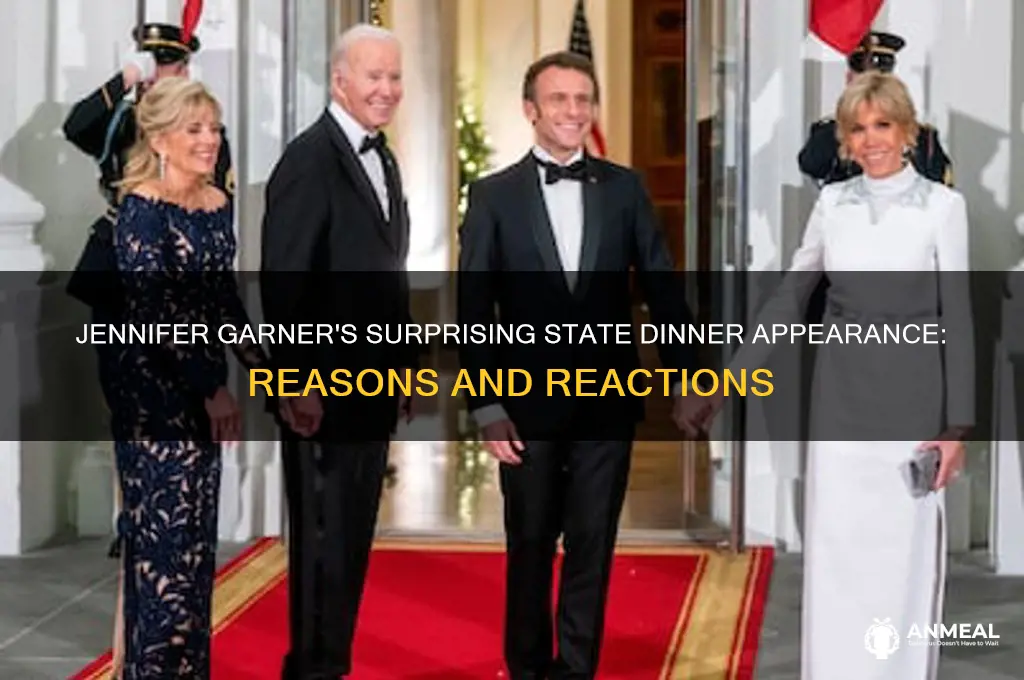 why was jennifer garner at state dinner