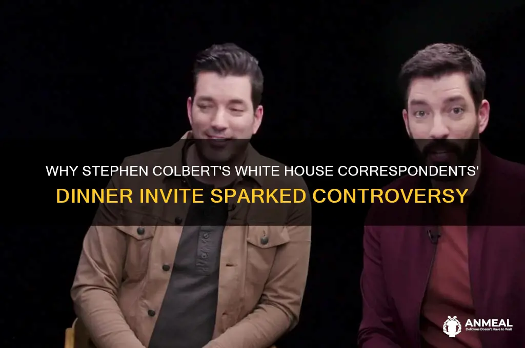 why was stephen colbert invited to white house correspondents dinner