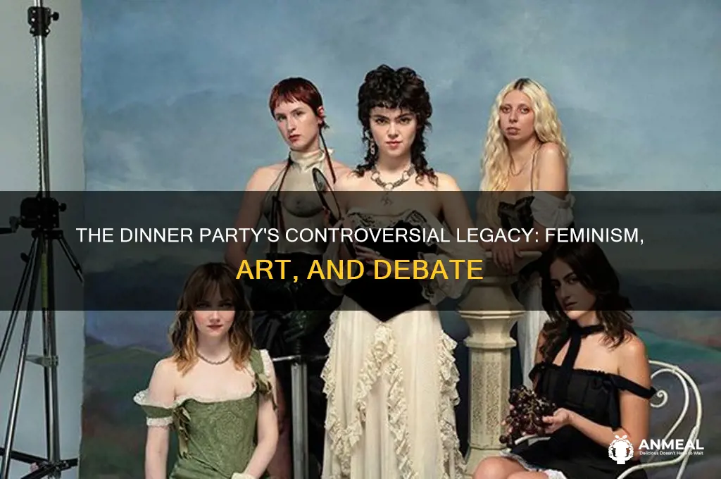 why was the dinner party a controversial peiece