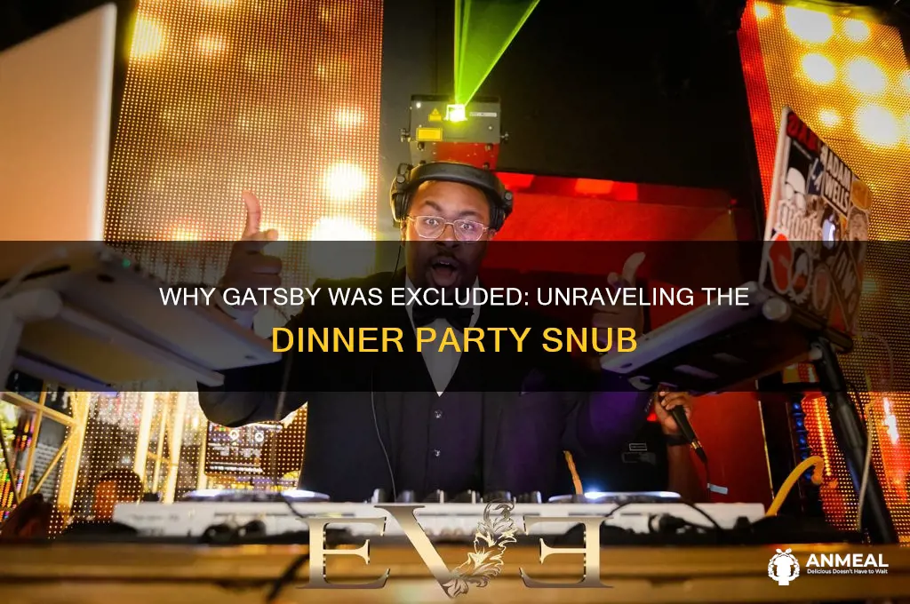 why wasnt gatsby allowed to go to dinner