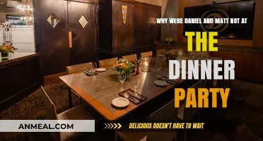 Missing at the Table: Unraveling Daniel and Matt's Dinner Party Absence