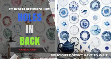 Unveiling the Mystery: Why Old Dinner Plates Have Holes in Back