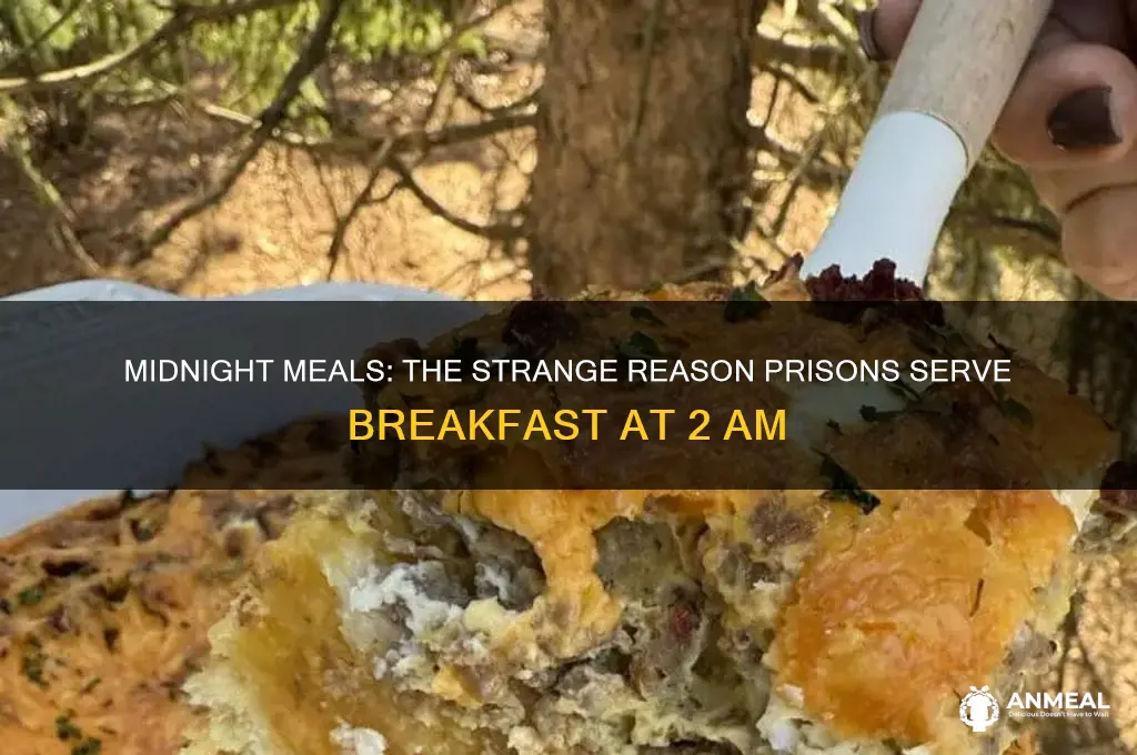why would they wake prisoners up at 2am for breakfast