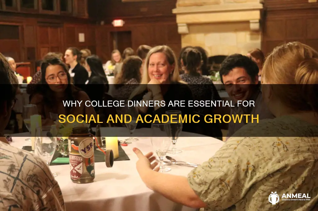 why would you have to go to dinner in college