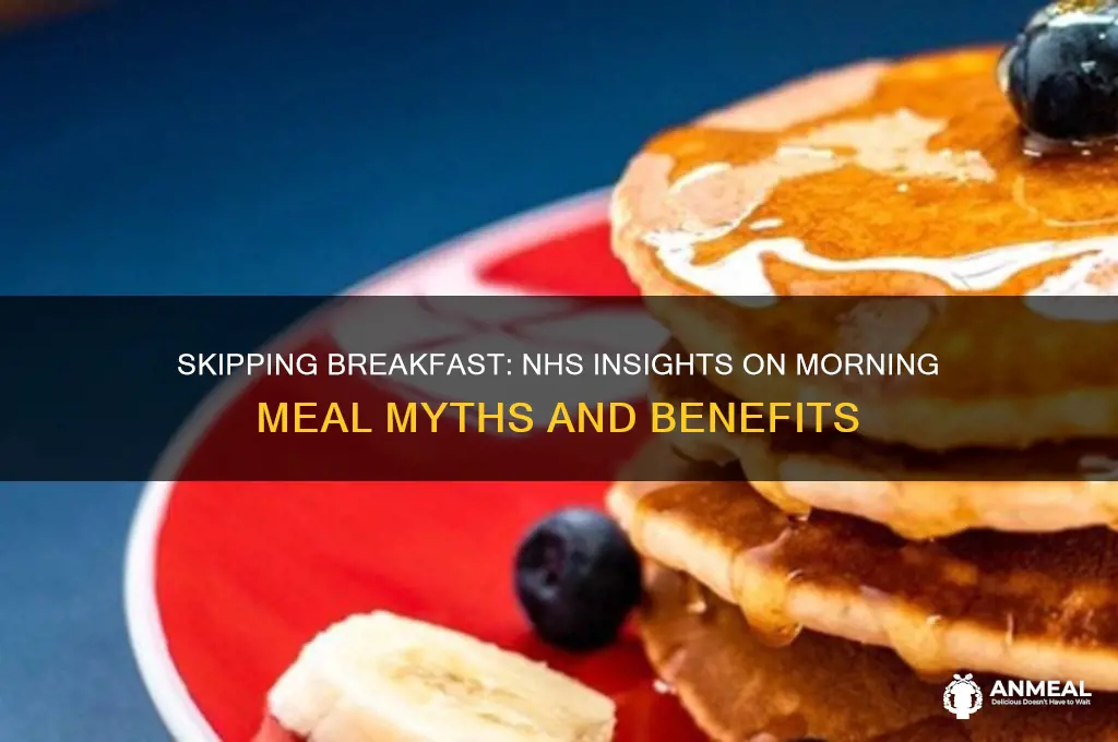 why you should skip breakfast nhs