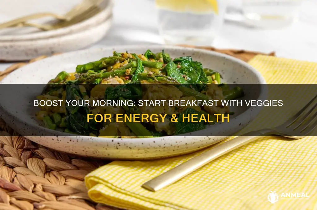 why your breakfast should start with a vegetable