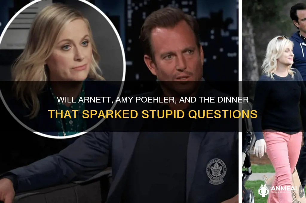 will arnett amy poehler dinner died stupid questions