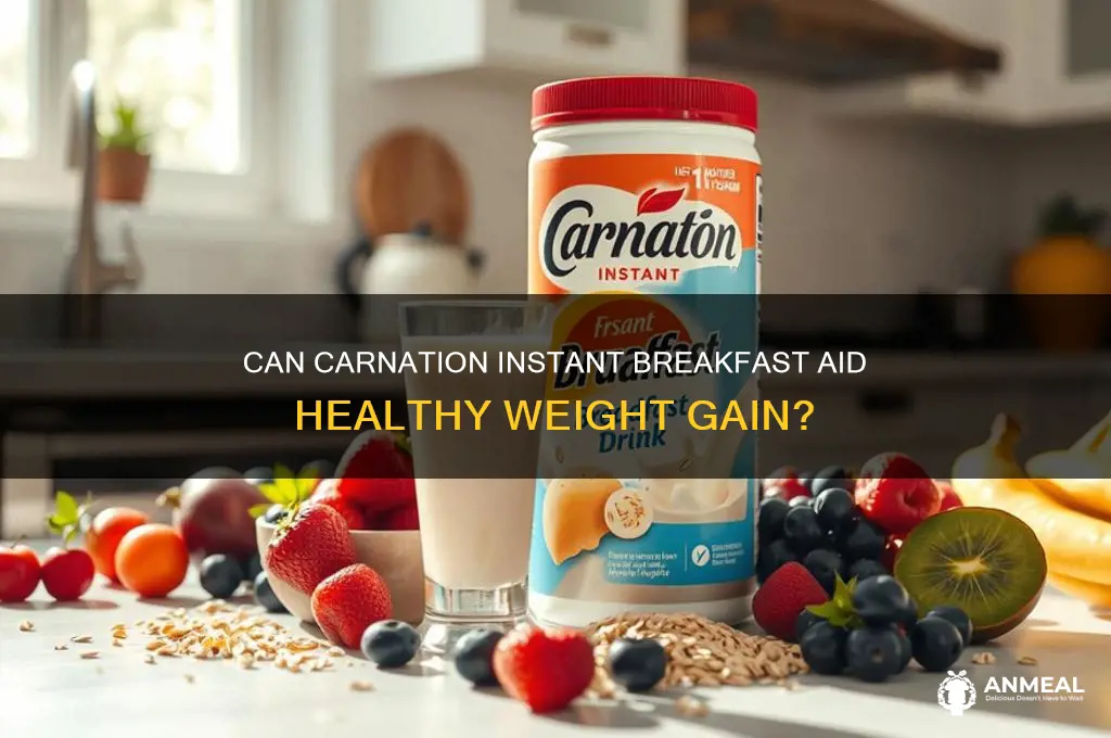 will carnation instant breakfast help gain weight