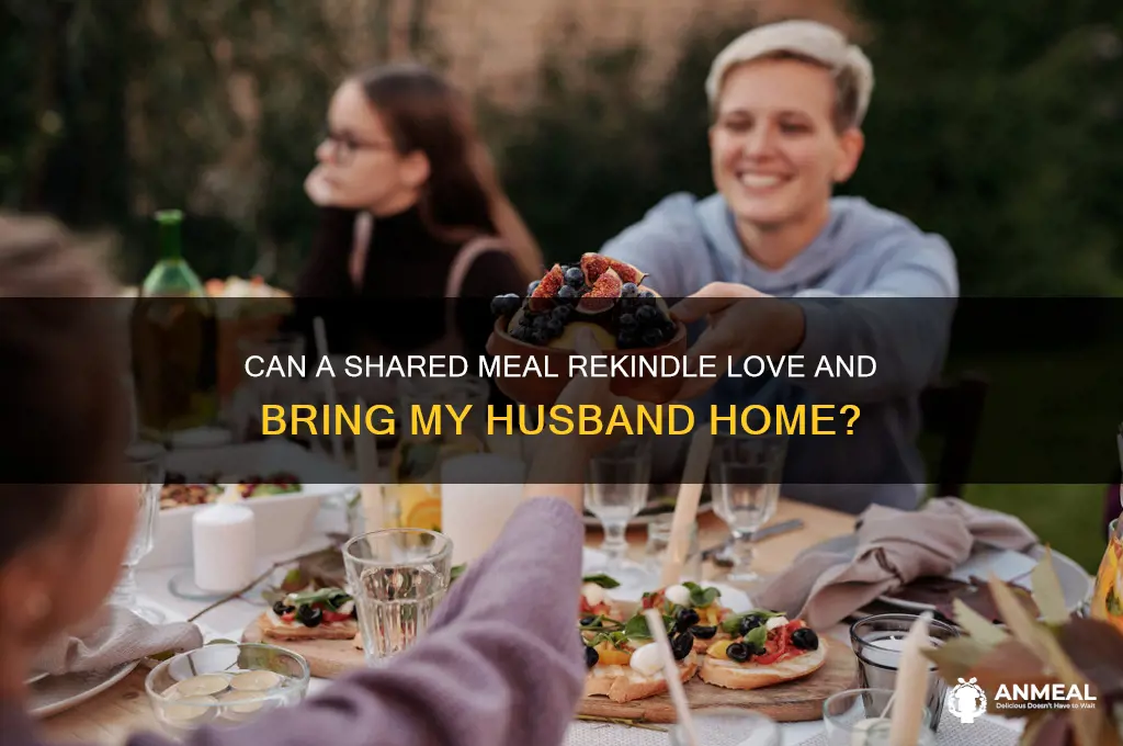 will dinner bring my husband back maybe