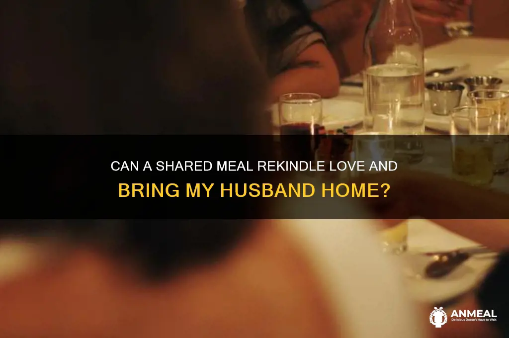 will dinner bring my husband back