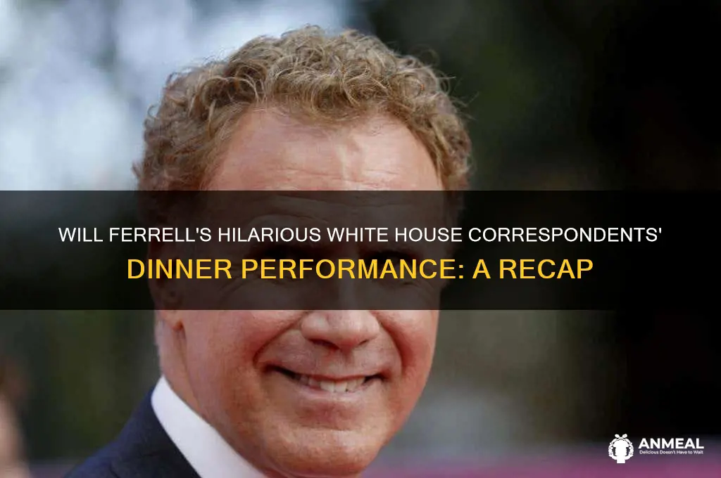 will farrell at white house correspondents dinner