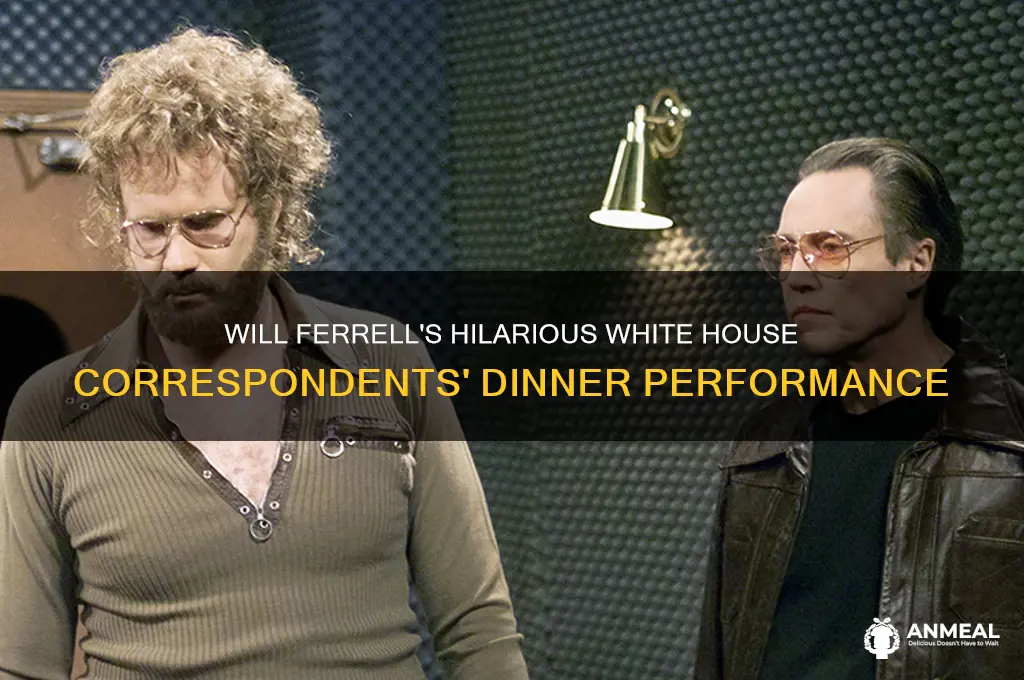 will ferrell at white house correspondents dinner