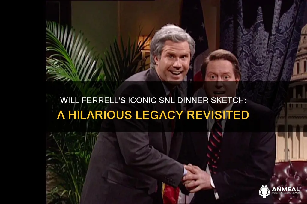 will ferrell dinner snl
