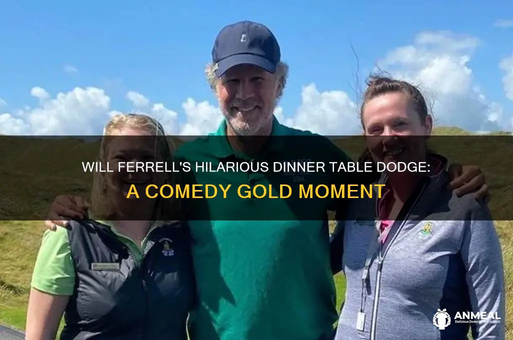 will ferrell dinner table dodge