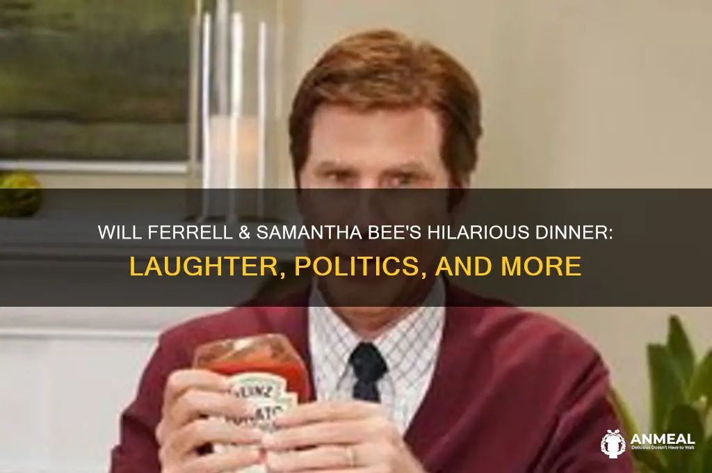 will ferrell samantha bee dinner