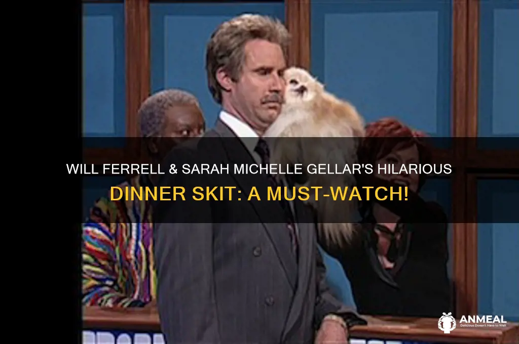 will ferrell sarah michelle gellar dinner skit